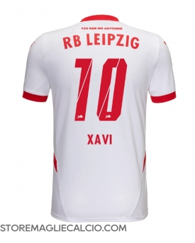 RB Leipzig Xavi Simons #10 Maglia Gara Casa Repliche 2024-25